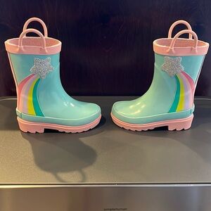 Toddler Rainbow Rainboots- Size 5/6